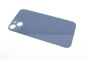 Задняя крышка (стекло) для Apple iPhone 14 Plus синяя