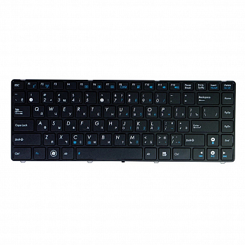 Клавиатура для ноутбука Asus UL30, K42, K43, X42, U41, черная с рамкой