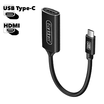 Адаптер Earldom ET-W11 USB Type-C to 4K HDMI, черный
