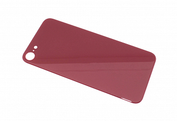Задняя крышка (стекло) для Apple iPhone SE2, iPhone SE3 красная